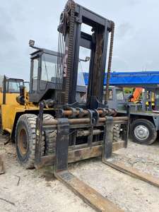 Le Japon a importé de la peinture originale chariot élévateur d'occasion célèbre marque TCM FD250 25T vente de machines de construction à Shanghai de haute qualité - Product Image 5