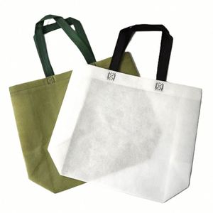 Custom Design Eco-Friendly Folding Reusable Non-Woven Tote <b>Bags</b> Pantone Color Multi-Size Options Shoulder Strap Travel Gift - Product Image 1