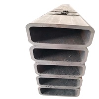 Tube rectangulaire Baode noir galvanisé à chaud 30x60mm, norme ASTM, pour rampe d'escalier, approvisionnement stable