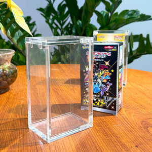 Étui de protection en acrylique TCG pour boîte de booster Pokémon Japon avec couvercle coulissant, protection en acrylique anti-UV, empilable - Product Image 5