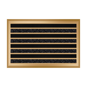 Tapis de porte d'entrée commercial <span class=keywords><strong>WD</strong></span> en plastique et acier, lavable, à motif animalier, anti-poussière - Product Image 5