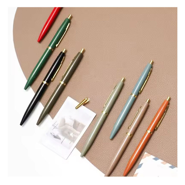 Planner Chic Slim Skinny Neutral Pastel Color Gel Pen Ballpoint Pen for Girl Student Women