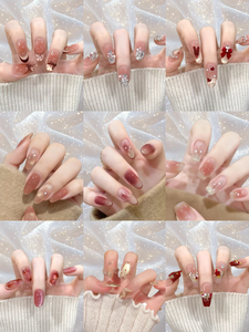Offre Spéciale : Faux Ongles 3D en Gel <span class=keywords><strong>à</strong></span> Porter, Magnifiques Ongles <span class=keywords><strong>à</strong></span> Presser Longs Faits Main - Product Image 4
