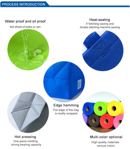 Sac fourre-tout réutilisable en tissu non tissé Greenbos avec logo personnalisé imprimé, idéal pour les <span class=keywords><strong>courses</strong></span> - Product Image 4