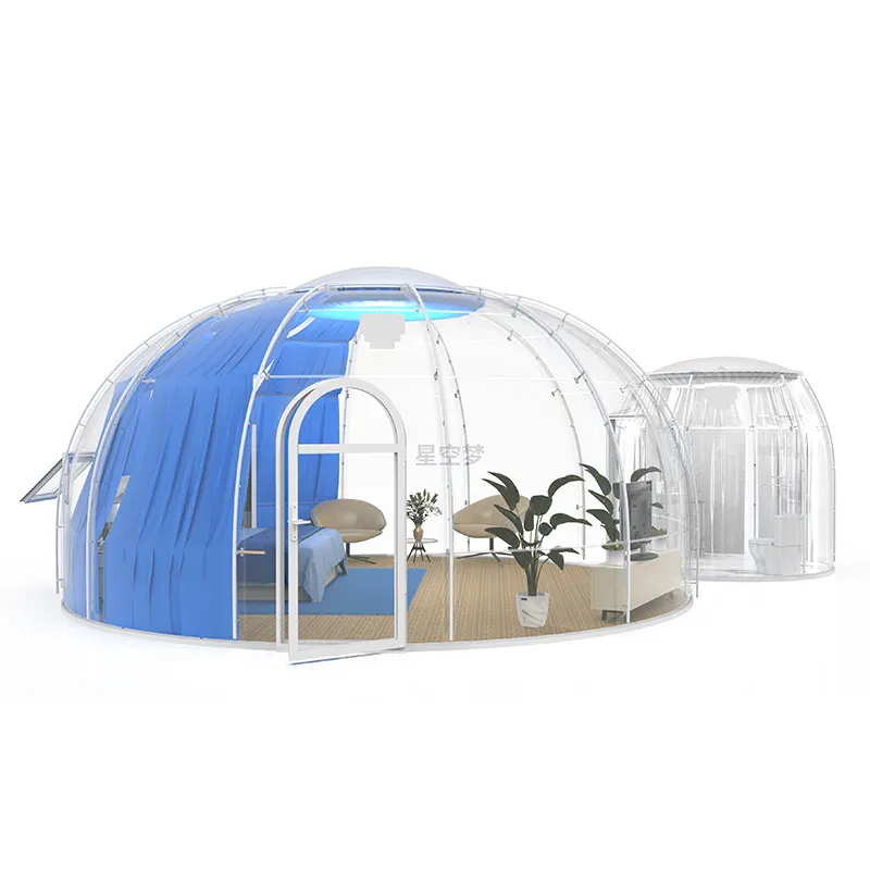Popular Igloo Dome House 360 Degree Dinning Dome House with Aluminum Door