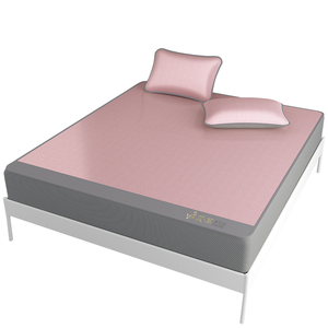 Ice <b>Silk</b> Cooling Mat Fitted <b>Sheet</b> 0.9M Bed Anti Slip Mattress Protector Summer Breathable Adult Bed Cover Pad - Product Image 2