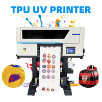 Imprimante d'étiquettes en TPU 3D texturées de 30 cm, machine d'impression textile de format A3, effet broderie, impression UV DTF en rouleau, imprimante d'autocollants