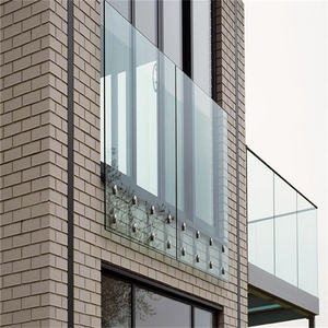 Garde-corps en verre à bon prix <span class=keywords><strong>D</strong></span>étails de fixation Garde-corps en verre moderne le plus récent système de garde-corps de protection contre les chutes - Product Image 5