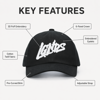 Gorra de Béisbol con Bordado Personalizado, Letras LGNDS, Estilo Graffiti, Gorra de Papá, Sarga de Algodón, Ropa Urbana Unisex, OEM ODM