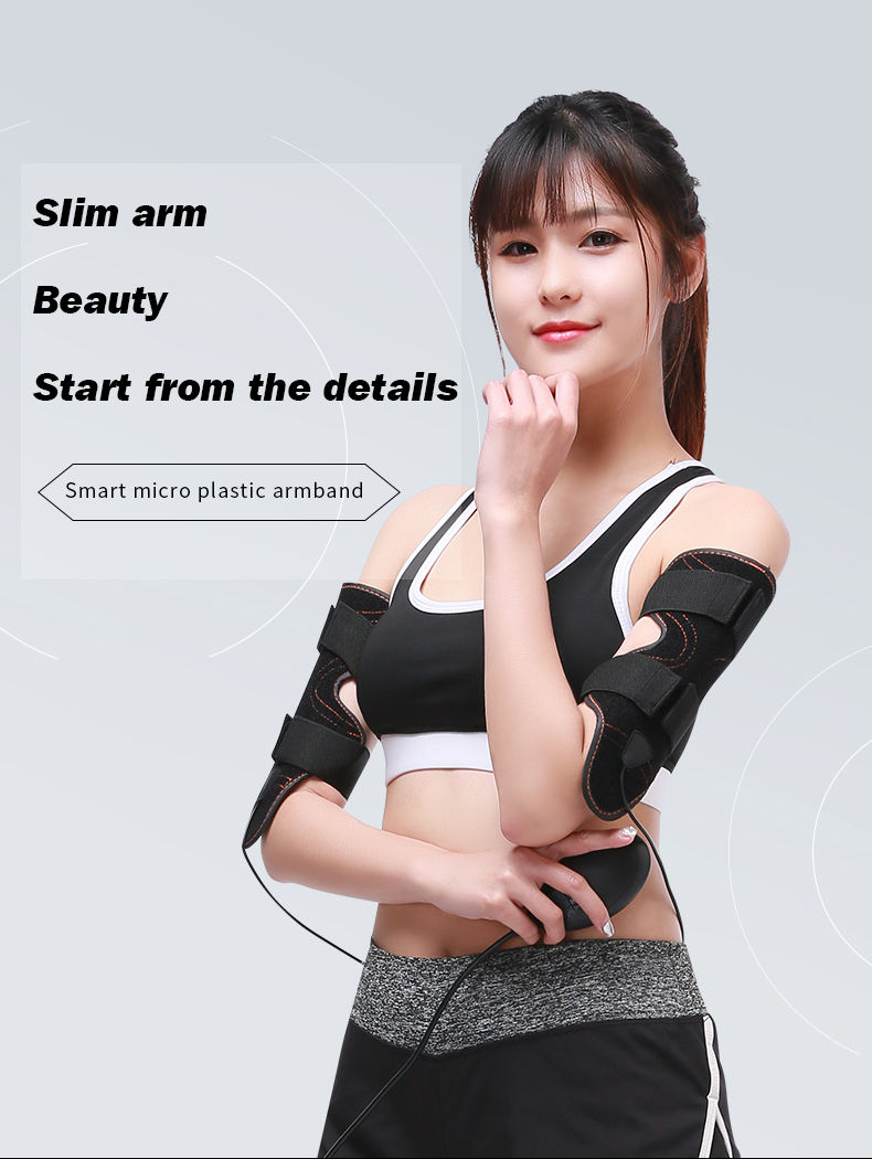 EMS Muscle Toner Anti Fatigue Arm shape Portable Home Stress Relief Machine Electric Plus Massage Wireless