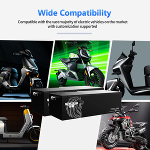 Batterie LiFePO4 à semi-conducteurs ultra longue portée 72V 91.5Ah 3000 cycles, modèle C à décharge rapide, BMS intelligent, haute vitesse électrique - Product Image 3