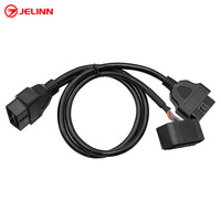 OBD 2 OBD2 Splitter Y Cable J1962 Arnés de cables divididos de 16 pines para automóviles Ford