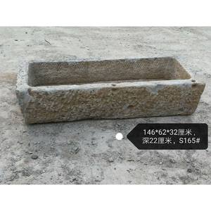 Jardin En Pierre Antique Creux Jardinières - Product Image 4