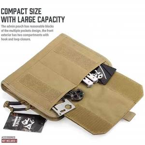 Pochette Tactique Admin Molle Imperméable Personnalisée en Gros, Sac à Outils Médicaux et Cartographiques EDC avec Support OEM - Product Image 5