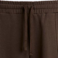 2024 fournisseur d'usine pour la marque OEM impression personnalisée broderie logo tissé lin décontracté cordon pantalons longs hommes