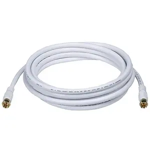 18 AWG CCS, AL Foil Bonded + 60% AL Braid, RG6 Cable Dual Shield Coaxial Cable TV WIRE