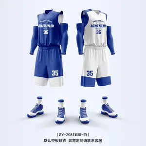 OEM Blank Plus Size Mesh Latest Sublimation Basketball Short Uniform Color Blue Dresses Design Custom Basketball Jersey For Men