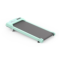 Mini tapis de marche électrique compact avec LED, silencieux, pour sous le bureau, inclinaison manuelle, télécommande, machine de cardio-training, tapis de course pour l'exercice à domicile