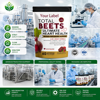 Comprimés à croquer de nitrate de betterave avec 200 mg de nitrates, 95 % de proanthocyanidines, CoQ10, folate, B12, 60 comprimés à croquer