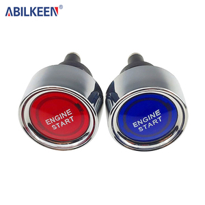 Interrupteur à bouton poussoir pour démarrage et arrêt du moteur de course éclairé par LED 12V 24V à 3 broches à vis OFF-(ON) pour voiture, yacht, bateau - Product Image 1