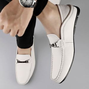 Mocasines de Moda, Zapatos Italianos Hechos a Mano, Zapatos Formales de Oficina para Hombre, Mocasines de Cuero Auténtico, Zapatos de Vestir para Boda - Product Image 4