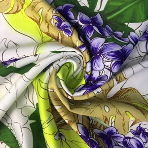 Kahn Sinh Thái Thân Thiện Sản Phẩm Hoa Lụa Và Satin Vải Kỹ Thuật Số In Mềm Vải Polyester Vải - Product Image 1