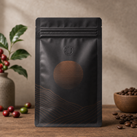 Emballage de café 250g avec valve de dégazage pour le commerce de détail de café d'origine unique et la fourniture aux torréfacteurs