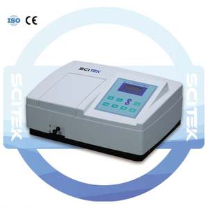 Espectrofotómetro SCITEK UV Visible 190-1100nm Rango de longitud de onda 0.2% T Precisión Equipo óptico de laboratorio - Product Image 4