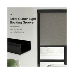 Persianas Opacas en Forma de U con Rieles Laterales para Bloquear la Luz, Rieles Laterales para Persianas, Bloqueador Lateral para Ventanas - Product Image 4