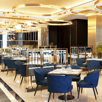 Ensembles de meubles pour projet de restaurant moderne et personnalisé Tables et chaises de restaurant de luxe chic Ensemble pour cafés et restaurants
