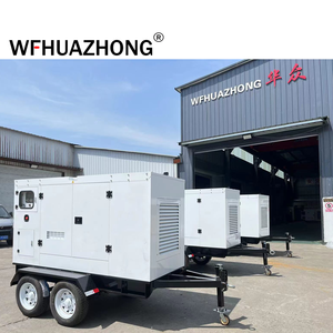 Chất Lượng Tốt 40kw 50kw Im Lặng Trailer Loại Máy Phát Điện Diesel Dễ Dàng Di Chuyển Với Bánh Xe 50kva 80kva Di Động Máy Phát Điện Để Bán - Product Image 4