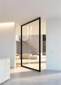 Hot Sale Luxurious Front <strong>Door</strong> Design Aluminum Entrance Stainless Steel Pivot Other <strong>Doors</strong> for Houses - Product Image 6