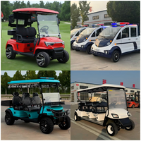 Voiturette de golf électrique chinoise de luxe 2 places 48V 72V 3.5KW 5KW : Buggy tout-terrain 4 roues