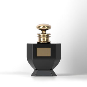 Groothandel en op maat gemaakte 100ml luxe en unieke lege parfumfles, vierkante glazen parfumfles met dop van zinklegering - Product Image 1