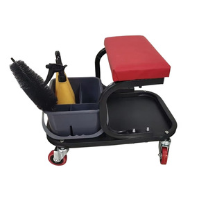 Tabouret de réparation automobile multifonctionnel de type C avec roues universelles, épaissi et poli, pour ateliers de réparation automobile - Product Image 1