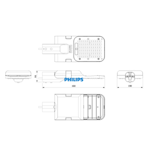 Pour <span class=keywords><strong>lampadaire</strong></span> <span class=keywords><strong>LED</strong></span> Jedex Ultra BRP597 IP66 AC en alliage d'aluminium - Product Image 4