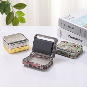 New Arrival 70Mm 78Mm Kim Loại Handmade Thuốc Lá Nhà Sản Xuất Thuốc Lá Hút Thuốc Cán Máy Con Lăn Hộp Cho Hút Thuốc - Product Image 4