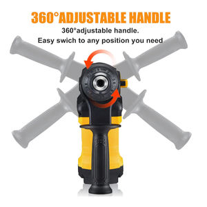 Brise-béton électrique industriel haute puissance 3500W <span class=keywords><strong>marteau</strong></span>-<span class=keywords><strong>piqueur</strong></span> robuste ensemble de perceuse à percussion outil de démolition électrique - Product Image 2