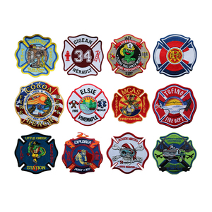 Thiết kế các bản vá lỗi thương hiệu nổi tiếng Lửa Cứu hộ <span class=keywords><strong>Dept</strong></span> thêu hat vest may hoặc sắt trên chiến thuật mụn vá - Product Image 2