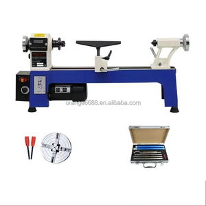 550W falegnameria a velocità infinitamente variabile tornitura tornio legno Mini tornio manuale per la lavorazione del legno - Product Image 2