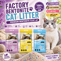 Litière pour chat en bentonite écologique tendance 2026 pour litière de chat en bentonite 20kg, sans poussière, agglomération rapide, contrôle des odeurs