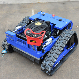 Hot Selling Us Inventory High Quality Remote Control Lawn Mower Diy Robot with Cordless <b>Brush</b> Cutter Gasoline <b>Power</b> Type - Product Image 2