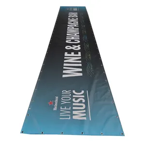 Publicidad personalizada de gran tamaño UV impresión banner diseño personalizado vinilo banner para eventos