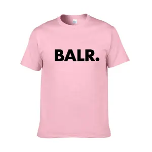 In Stock Mens T-Shirt High Quality Cotton O Neck Tee For Balr Individual Fashion Men Extended T Shirt