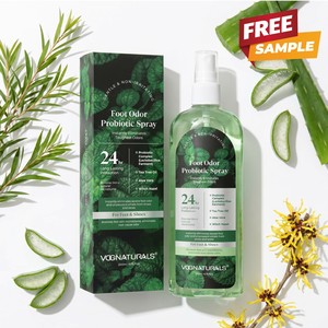 Spray anti-odeur pour les pieds OEM, spray probiotique 4 oz, élimine l'odeur des pieds, prévient la récurrence et restaure le microbiome de la peau - Product Image 1