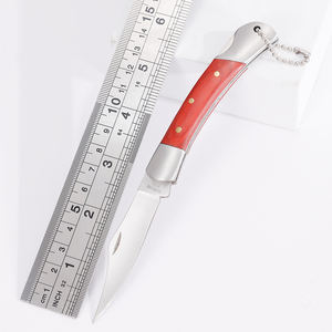 2.76" वी ग्राइंड क्लिप प्वाइंट ब्लेड नेल निक ओपन फोर्ज्ड स्टेनलेस स्टील बोल्स्टर डायमनवुड हैंडल स्केल लॉकबैक गिफ्ट चाकू - Product Image 4