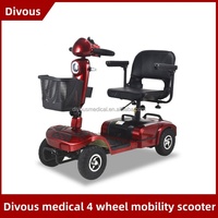 Scooters Elétricos Portáteis de Alto Desempenho para Idosos, Fabricados com 4 Rodas, Melhor Vendas