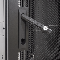 Armoire de serveur 42U pour centre de données en colocation, armoire de serveur premium pour GPU IA avec porte en maille et double fente PDU verticale