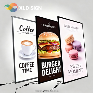 Tùy chỉnh Led Poster khung Backlit Movie Poster khung treo tường sáng siêu-mỏng Led khung hình cho nhà hàng menu cửa hàng - Product Image 1