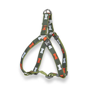 Nunbellカスタムロゴ犬用ハーネス,Y字型のプルなしソフトコットンナイロン,骨プリント付き - Product Image 2